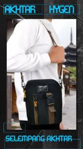 Tas Selempang Bahu Pria Akhtar Hygen Slempang Kasual Keren
