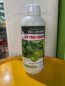 PHÂN BÓN LÁ SIÊU LỚN TRÁI CHANH chai 1 Lít