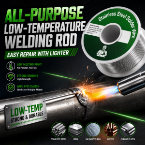 1mm Lead-free Lighter Solder Wire 20/50/100g Stainless Steel Solder Welding Disposable for Copper-iron-nickel Battery Pole Piece