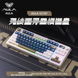 AULA | Bộ Bàn Phím và Chuột Không Dây Bluetooth