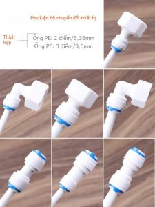 Water Purifier Filter Adapter Accessories Three-Way Connector 4-To-2 PE Pipe Tap Conversion Home Water Faucet Conversion