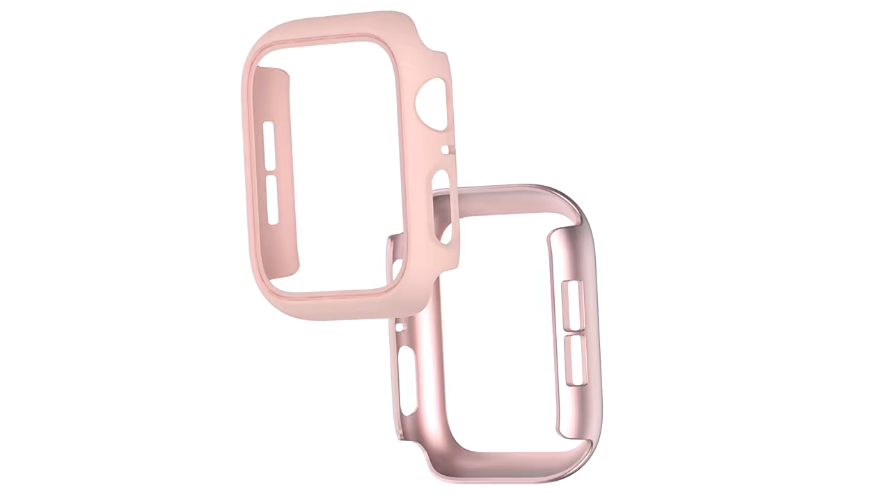 Hard PC Bumper Case Cover for Apple Watch Ultra 3/2 Series 11/10/9/8/7/6/SE 49mm 46mm 45mm 44mm 42mm 41mm 40mm in white pink blue yellow green and pink colors.