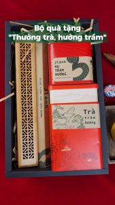 Bộ Quà Tặng Hưởng Trầm Thưởng Tra 3 Lành Lễ Tết 2025 Giáng Sinh Mong An Yên Tài Lộc Phúc Lành Quà Tết