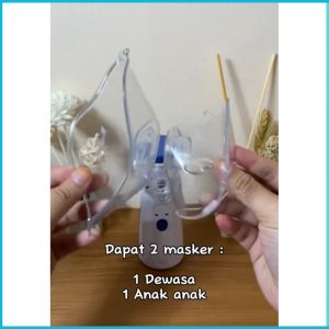 Bisa COD TaffOmicron Nebulizer Portable Mesh Alat Uap Bantu Pernafasan Asma Inhalasi / Alat Uap Nebulizer Anak Dan Dewasa / Alat Terapi Pernafasan Asma