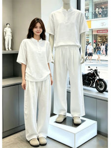 OUMULONG | Traditional Style Korean-Style Quick-Dry Linen Male Suit