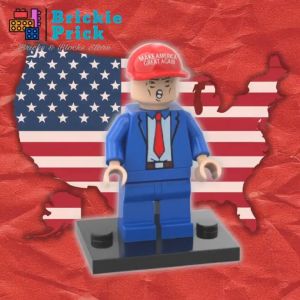 Đồ Chơi Lắp Ráp Mô Hình Minifigure Tổng Thống Trump Make America Great Again