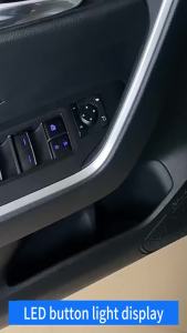 4ชิ้น/เซ็ต LHD Elevador De Ventana Eléctrica Interruptor De Botón De Luz Azul Hielo Para Toyota RAV4 Corolla Yaris Karis Cross Avalon n C-HR