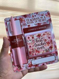 Teacher’s Day Gift pen/mini portable double sided mirror