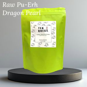Tea Quest Raw Pu Erh Tea - Green Dragon Pearl