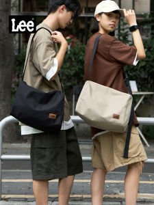 Lee | Túi Đeo Chéo Nam Công Sở Dung Tích Lớn Màu Đen