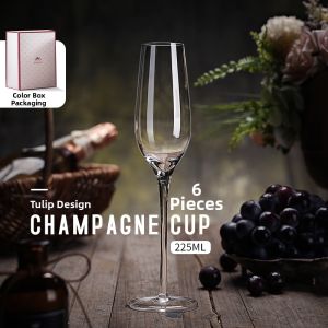 BOANG | Elegant Crystal Champagne Glasses Set