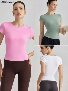 Slim Fit Elegant Breathable Yoga Tshirt