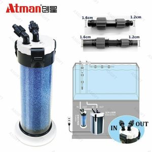 Aquarium External Filter Canister Fish Tank Prefilter Bucket Used With Filter Water Pump Tube Pipe 12mm or 16mm