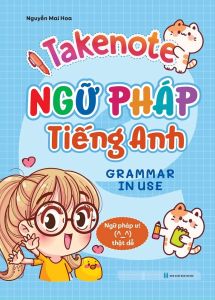 Sách Takenote - Ngữ Pháp Tiếng Anh (Gáy Lò Xo)