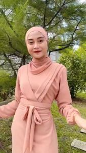 VIOLIN SET | TERMURAH GAMIS SILK SET DRESS + OUTER BRUKAT PREMIUM GAMIS KONDANGAN BRUKAT LUCIA SET RAYYA DRESS pesta terbaik 2023 / dress batik