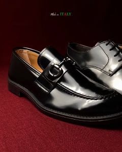 Giày Lười Loafer Nam Bằng Da Thật Màu Đen - Alessandro - Sản Xuất Chính Hãng Tại Ittaly_Alex-14