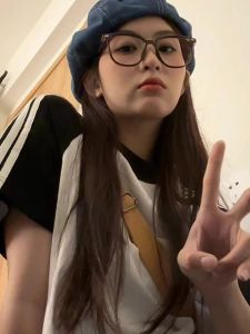 Sweet Cool Retro Shoulder Strap Short Sleeve T-Shirt Women Pure Cotton Casual Fitting Sports Style Top Summer Fashion Ladies Tee