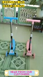 Kids Outdoor Toy Folding Scooter 3 wheel folding scooter for boys and girls KMV Trading