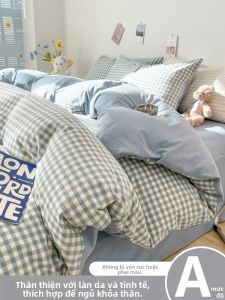 KAMONI | Ga trải giường bông cotton dày 180x220 Drap phủ giường bông cotton dày 150x200