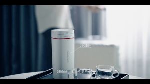 Portable Electric Kettle 500ML Rechargeable Fast Heat Thermos Tumbler Coffee Travel Water Heater Temperature Control Smart Water Bottle 304 Stainless Steel Heating Cup