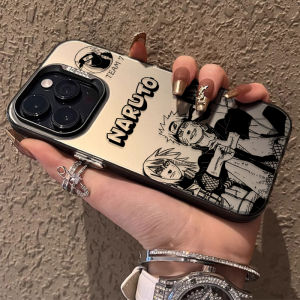 Bandai | Ốp Lưng Thời Trang Cá Tính Naruto TEAM 7 Cho Samsung Galaxy S25/S26/S24/S23/S22/S21 Plus FE A57/A37/A17/A07 - Vỏ Bảo Vệ Mạ Mờ Hai Lớp Chống Trầy Xước Bền Bỉ
