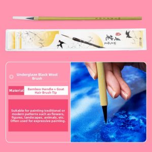 SHUILIUXING | Ceramic Drawing Pen Glaze Application Dusting Moisturizing