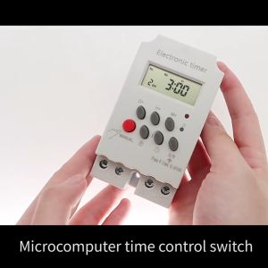KG316T-II AC 220V Digital Electronic Smart Din Rail Weekly Programmable Timer Power Off Delay Digital Timer Switch