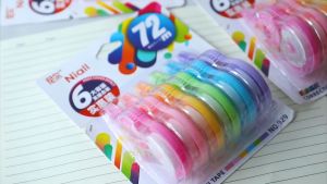 JustBuy Pemadam Pen Office School Supplies Pita Pembetulan| Colourful Correction Tape Student Stationery Creative Tape