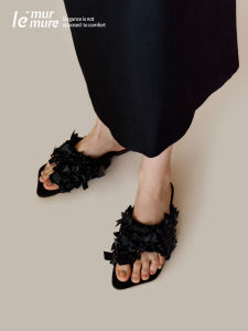 High Density Silk Slip On Toe Sandals