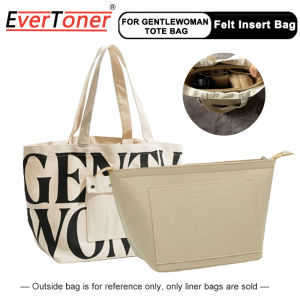 EverToner รู้สึกกระเป๋าแบ่งกระเป๋าสำหรับ GW กระเป๋าทรงสี่เหลี่ยมมีหูหิ้วสะพายไหล่ซับ Tas Kosmetik กระเป๋าสอดเดินทางอเนกประสงค์ถุงในกระเป๋ากล่องเก็บเครื่องสำอาง