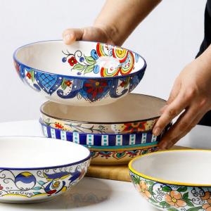 New Creative Ceramic Deep Plates for Western and Home Use