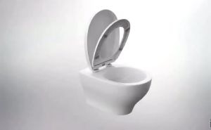 Nắp bồn cầu đóng êm không gây tiếng ồn nhựa dày bền đẹp chịu lực tốt Tấm PP Trắng