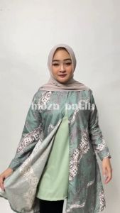 Atasan Batik Couple Kemeja Blous Seragam Kerja Anak Terbaru