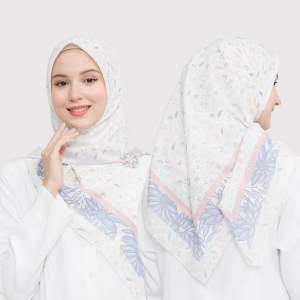 hijabinspo - Hijab Jilbab Kerudung Segi Empat Motif Voal Premium Lasercut Printing (Itha)