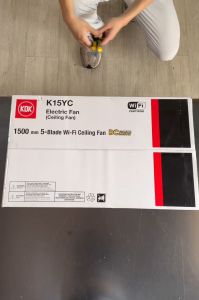 KDK CEILING FAN-NODOKA JR K15UC(WITH LIGHT)/K15YC (150cm/60")