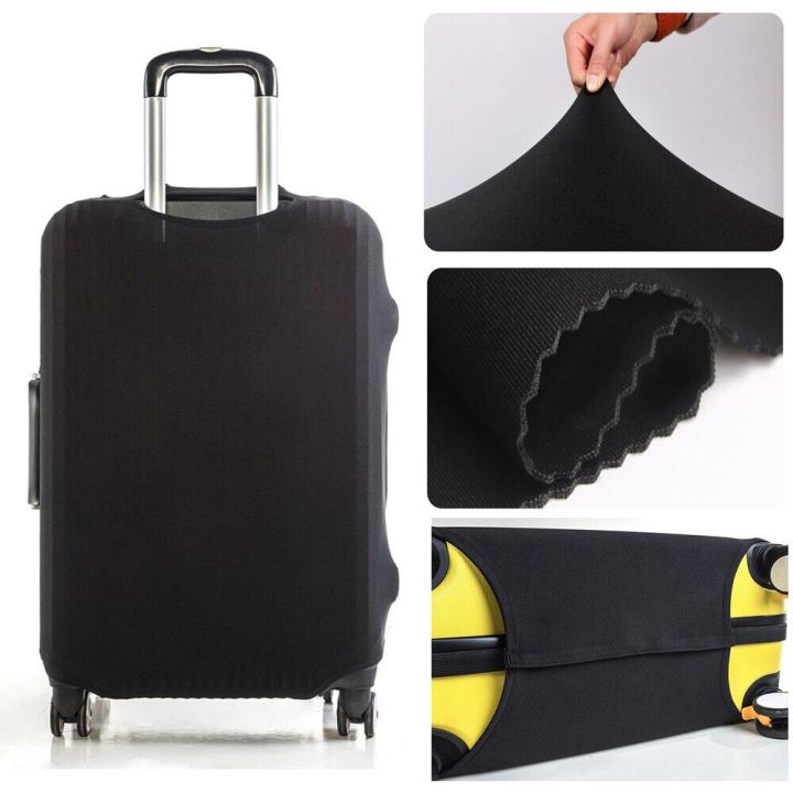 (READY STOCK)  Fashion Luggage Cover Protective Suitcase Cover Trolley Case Floral Letter Printed Travel Luggage Dust Cover 18-32inch