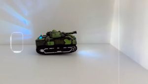 Toy - Electric Deformable Army Tank 🌟Sound 🌟Light 🌟Tuning 360° Gift for kids Ages 3+ (RBK54572)