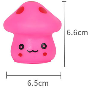 Mini LED Night Light Cartoon Colorful Mushroom Room Decor Lamp Baby Kids Room Desk Night Lamp Bedside Decoration Birthday Gift Baby Bedroom Decorative Lamp