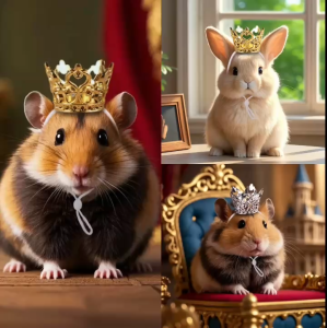 Vương miện Thỏ Chuột Lang Hamster Phụ Kiện Mã 2 Cho Thú cưng nhỏ
