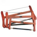 Traditional Handheld Wooden Frame Saw Old Style Push Pull Steel Blade Woodworking Hand Saw for Cutting Wood Materials. 