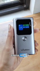 Powerbank Vivan 10000mAh 30W 3 Output Port USB Type C Power Delivery Quick Fast Charging VPB-T10