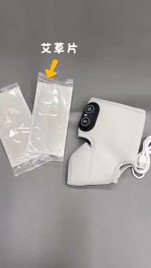 Electric Heated Ankle Wrap Mugwort Warm Compress Massage Support for Sprain Recovery Foot Joint Cold Weather Use 온열 발목 보호대
