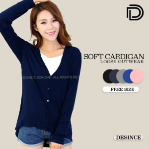 DESINCE Premium Soft Cardigan Women Loose Outerwear Free Size Multi Colour Modal Cardigan WT 162