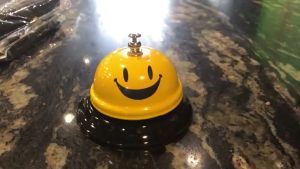 COZII Call Bell Color Alloy Desk Kitchen Hotel Counter Restaurant Ring Bell Touch Ding