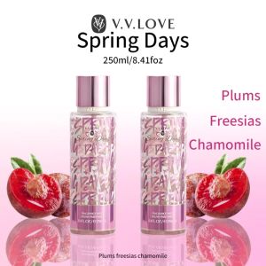V.V.LOVE Shimmer Body Mist Perfume Spring Days For Women Men long-lasting Fruity Fragrance