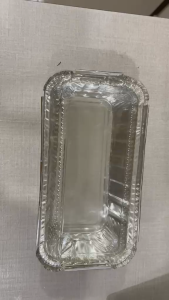 [30 PCS VALUE PACK] Premium Aluminium Foil Tray with Gold Lid 22cm x 11cm x 6.5cm Rectangular Loaf Pan Bekas Lasagna Kek
