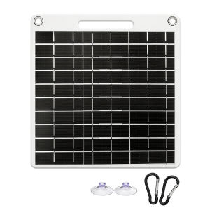 50W Portable Solar Panel with USB Output Fast & Charger for Phone Power Bank Outdoor Camping Hiking Home RV Emergency Use