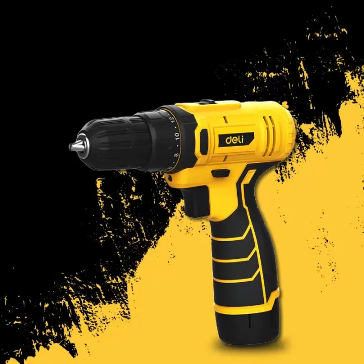 Deli Cordless Drill Mesin Bor Baterai Mesin Bor Tangan 12V High Torque  EDL-DZ12-4A2 Lazada Indonesia