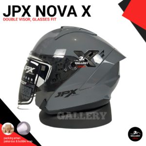 HELM JPX NOVA X DARK GREY GLOSSY | MODEL NJS KAIROZ