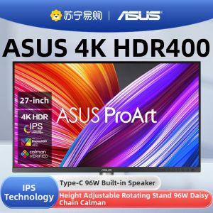 ASUS | Asus 27 Inch PG32UCDMR 4K Monitor Gaming Office Home Computer Straight Screen Display HDR10 60Hz Refresh Rate HDMI Interface